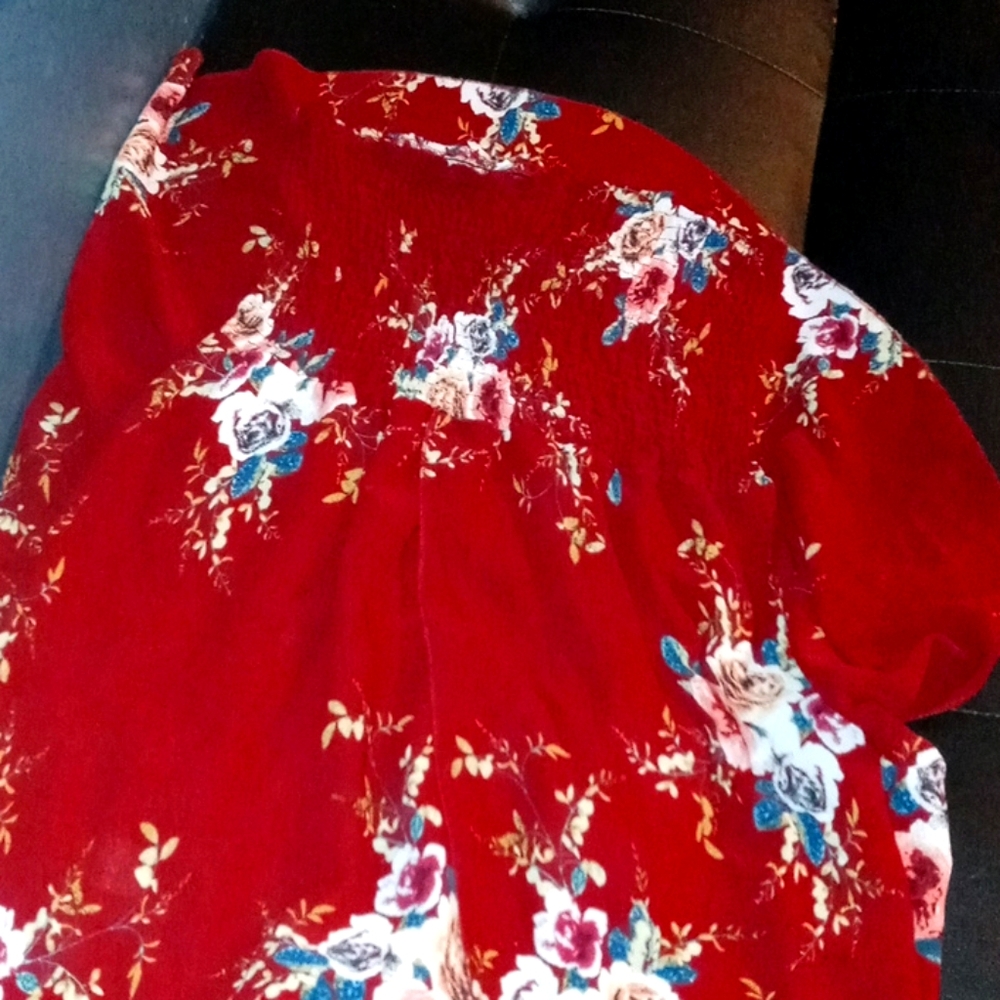 Sleeveless Floral Dress